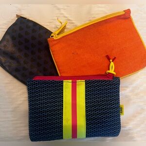 Assorted makeup bags